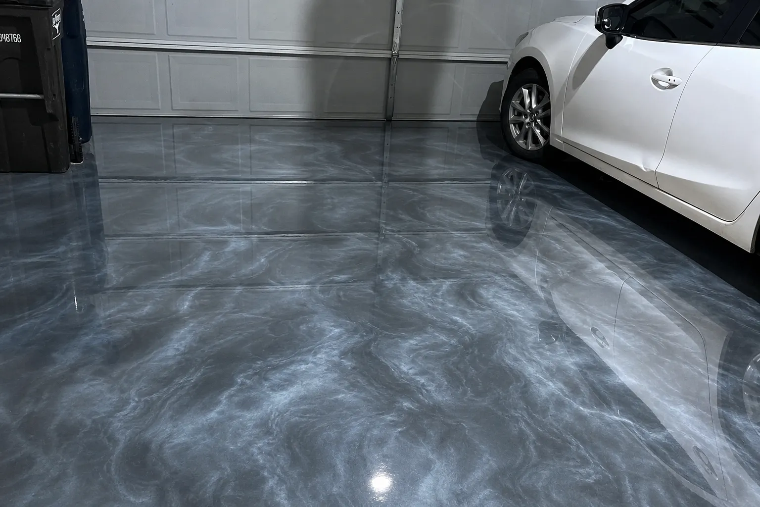 AI-visualized garage flooring