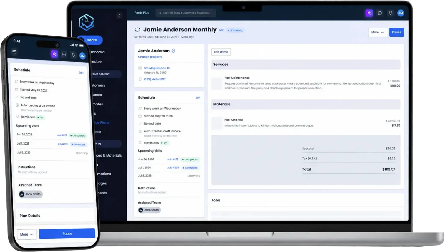 RynoSuite running on desktop and mobile