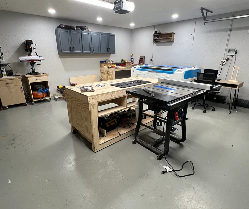 In the shop
